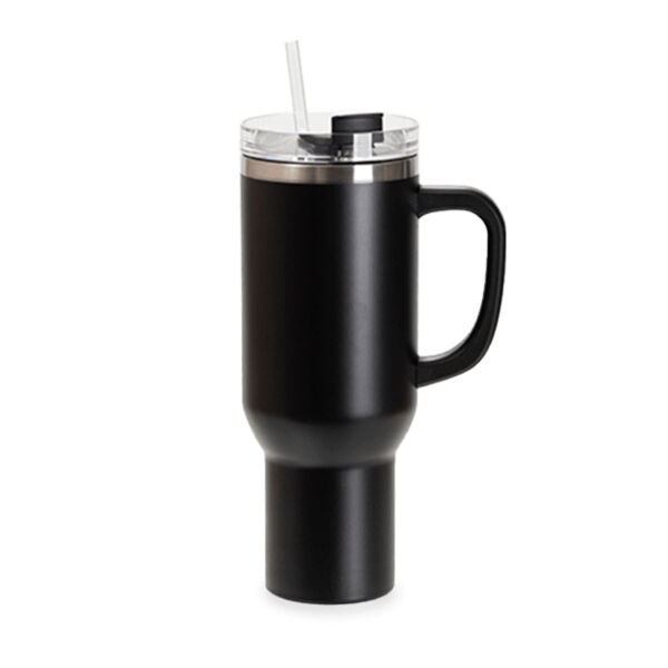 Castaic XC Lasered Travel Mug w/ Handle Thumbnail
